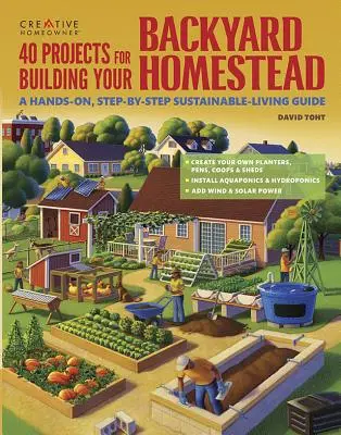 40 projektov na budovanie vašej záhrady: a krok za krokom: Príručka pre trvalo udržateľný život - 40 Projects for Building Your Backyard Homestead: A Hands-On, Step-By-Step Sustainable-Living Guide