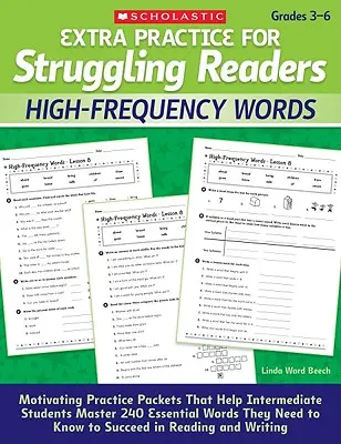 Vysokofrekvenčné slová, ročníky 3-6 - High-Frequency Words, Grades 3-6