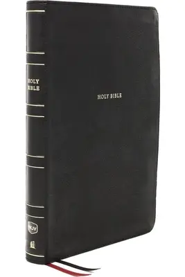 Nkjv, Referenčná Biblia, stredový stĺpec s obrími písmenami, kožená mäkká, čierna, vydanie s červenými písmenami, indexované palcom, pohodlná tlač: Svätá Biblia, New King James Ver - Nkjv, Reference Bible, Center-Column Giant Print, Leathersoft, Black, Red Letter Edition, Thumb Indexed, Comfort Print: Holy Bible, New King James Ver