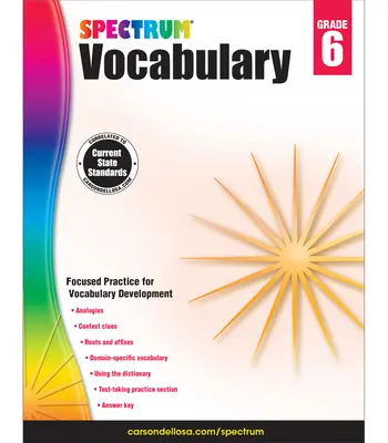 Spektrum Slovná zásoba, 6. ročník - Spectrum Vocabulary, Grade 6