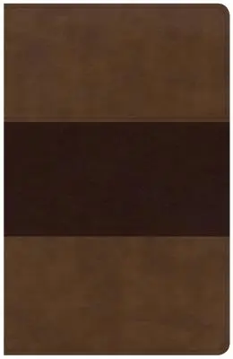 KJV Large Print Personal Size Reference Bible, Saddle Brown Leathertouch