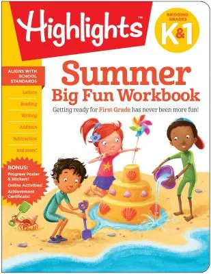 Letný veľký zábavný pracovný zošit premostenie ročníkov K a 1 - Summer Big Fun Workbook Bridging Grades K & 1