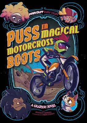 Kocúr v čarovných motokrosových topánkach: A Graphic Novel - Puss in Magical Motocross Boots: A Graphic Novel