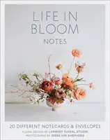 Život v rozkvete Poznámky: 20 rôznych kartičiek a obálok - Life in Bloom Notes: 20 Different Notecards & Envelopes