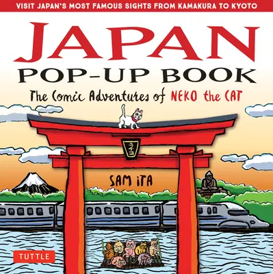 Japonsko Pop-Up Book: Komiksové dobrodružstvá mačky Neko - Japan Pop-Up Book: The Comic Adventures of Neko the Cat