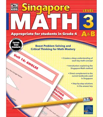 Singapurská matematika, 4. ročník - Singapore Math, Grade 4