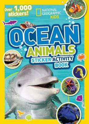 Samolepková kniha s aktivitami o oceánskych zvieratách - Ocean Animals Sticker Activity Book