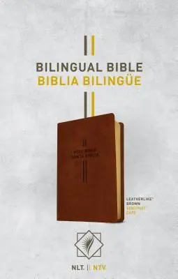 Dvojjazyčná Biblia / Biblia Bilinge Nlt/Ntv (Leatherlike, Brown) - Bilingual Bible / Biblia Bilinge Nlt/Ntv (Leatherlike, Brown)