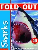 Rozkladacia kniha s plagátmi a samolepkami: Žraloky - Fold-Out Poster Sticker Book: Sharks