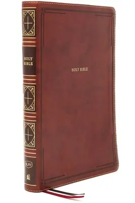Kjv, Thinline Bible, Giant Print, Leathersoft, Brown, Thumb Indexed, Red Letter Edition, Comfort Print: Svätá Biblia, verzia kráľa Jakuba - Kjv, Thinline Bible, Giant Print, Leathersoft, Brown, Thumb Indexed, Red Letter Edition, Comfort Print: Holy Bible, King James Version