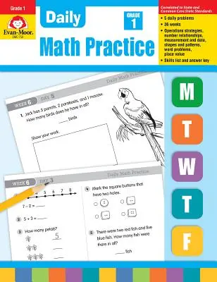 Denné precvičovanie matematiky, 1. ročník - Daily Math Practice, Grade 1