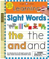 Utrite čistotu: Učenie sa slovíčok: Obsahuje pero na utieranie a kartičky s bleskami! - Wipe Clean: Learning Sight Words: Includes a Wipe-Clean Pen and Flash Cards!