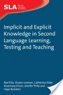 Implicitné a explicitné znalosti v učení sa, testovaní a vyučovaní druhého jazyka - Implicit and Explicit Knowledge in Second Language Learning, Testing and Teaching