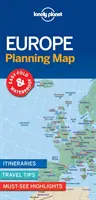 Lonely Planet Európa Plánovacia mapa 1 - Lonely Planet Europe Planning Map 1