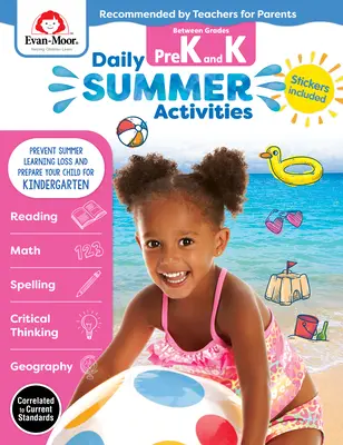 Denné letné aktivity: Prechod z predškolského veku do materskej školy, triedy predškolského veku - K - Daily Summer Activities: Moving from Prek to Kindergarten, Grades Prek-K