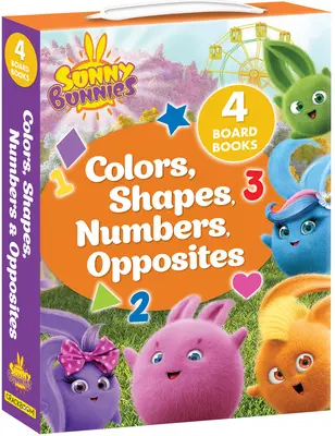 Slnečné zajačiky: Farby, tvary, čísla a protiklady: 4 stolové knihy (Us Edition) - Sunny Bunnies: Colors, Shapes, Numbers & Opposites: 4 Board Books (Us Edition)
