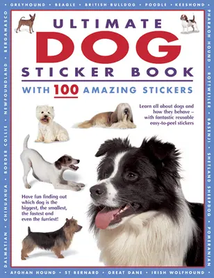 Ultimátna kniha samolepiek so 100 úžasnými samolepkami: S fantastickými samolepkami na opakované použitie, ktoré sa dajú ľahko odlepiť - Ultimate Dog Sticker Book with 100 Amazing Stickers: Learn All about Dogs and How They Behave - With Fantastic Reusable Easy-To-Peel Stickers