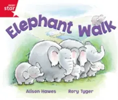 Rigby Star Guided Reception: Červená úroveň: Elephant Walk Pupil Book (single) - Rigby Star Guided Reception: Red Level: Elephant Walk Pupil Book (single)