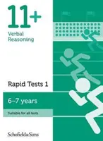 11+ Rýchle testy verbálneho uvažovania Kniha 1: 2. ročník, vek 6-7 rokov - 11+ Verbal Reasoning Rapid Tests Book 1: Year 2, Ages 6-7