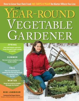 Celoročný zeleninový záhradník: Ako si vypestovať vlastné potraviny 365 dní v roku, bez ohľadu na to, kde žijete - The Year-Round Vegetable Gardener: How to Grow Your Own Food 365 Days a Year, No Matter Where You Live