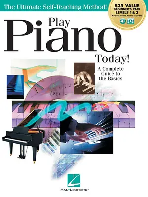 Hrajte na klavíri ešte dnes! Balíček All-In-One pre začiatočníkov: Obsahuje knihu 1, knihu 2, audio a video - Play Piano Today! All-In-One Beginner's Pack: Includes Book 1, Book 2, Audio & Video