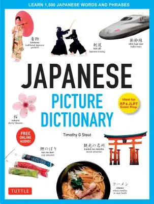 Japonský obrázkový slovník: (ideálny na prípravu na skúšku Jlpt a AP; vrátane online zvuku) - Japanese Picture Dictionary: Learn 1,500 Japanese Words and Phrases (Ideal for Jlpt & AP Exam Prep; Includes Online Audio)