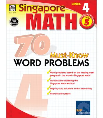 70 slovných úloh, ktoré musíte vedieť, 5. ročník - 70 Must-Know Word Problems, Grade 5
