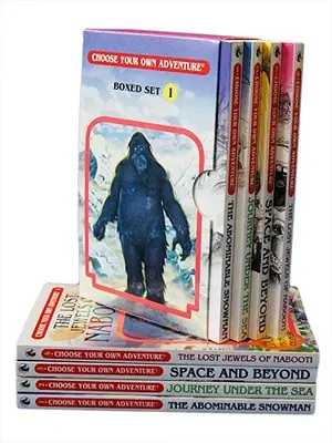 Súbor 4 kníh Choose Your Own Adventure, Volume 1: The Abominable Snowman/Journey Under the Sea/Space and Beyond/The Lost Jewels of Nabooti - Choose Your Own Adventure 4-Book Set, Volume 1: The Abominable Snowman/Journey Under the Sea/Space and Beyond/The Lost Jewels of Nabooti