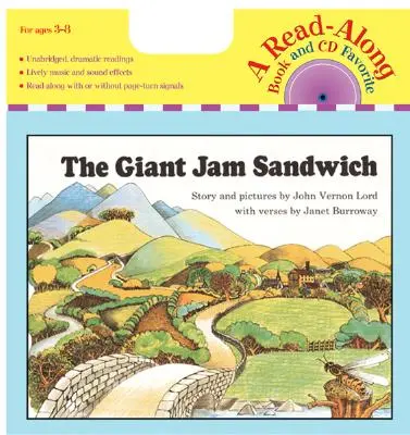 Obrovský sendvič s džemom Kniha a CD [s CD] - The Giant Jam Sandwich Book & CD [With CD]