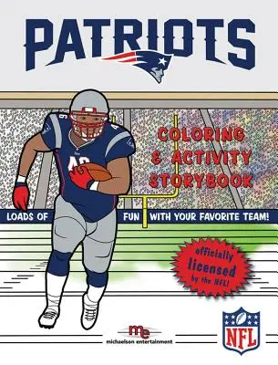 New England Patriots Kniha príbehov na vyfarbovanie a aktivity - New England Patriots Coloring & Activity Storybook