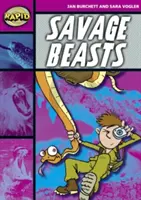 Rýchle čítanie: Divoké zvieratá (3. etapa, úroveň 3A) - Rapid Reading: Savage Beasts (Stage 3, Level 3A)