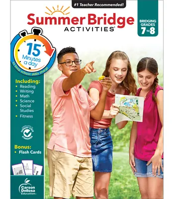 Letné aktivity na premostenie, 7. - 8. ročník - Summer Bridge Activities, Grades 7 - 8