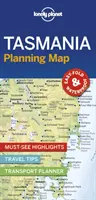 Lonely Planet Tasmánia Plánovacia mapa 1 - Lonely Planet Tasmania Planning Map 1