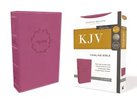 Kjv, tenká Biblia, kožená, ružová, vydanie s červenými písmenami, pohodlná tlač - Kjv, Thinline Bible, Leathersoft, Pink, Red Letter Edition, Comfort Print