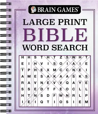 Hry na mozog - Biblické hľadanie slov vo veľkom formáte - Brain Games - Large Print Bible Word Search