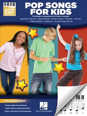 Popové piesne pre deti - Super Easy Songbook - Pop Songs for Kids - Super Easy Songbook