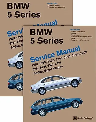 BMW radu 5 2 zväzok (E39 Servisná príručka: 1997, 1998, 1999, 2000, 2001, 2002, 2003: 525i, 528i, 530i, 540i, Sedan, Sport Wagon - BMW 5 Series 2 Vol (E39 Service Manual: 1997, 1998, 1999, 2000, 2001, 2002, 2003: 525i, 528i, 530i, 540i, Sedan, Sport Wagon