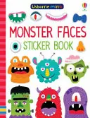 Kniha samolepiek s tvárami príšer - Monster Faces Sticker Book