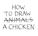 Ako nakresliť kurča - How to Draw a Chicken