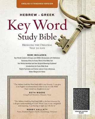 Hebrejsko-grécka Biblia na štúdium kľúčových slov - ESV: Kľúčové poznatky o Božom slove - Hebrew-Greek Key Word Study Bible-ESV: Key Insights Into God's Word