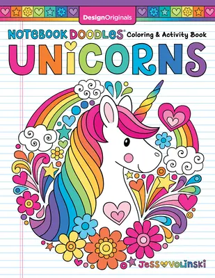 Zápisník Doodles Jednorožci: Kniha na vyfarbovanie a aktivity - Notebook Doodles Unicorns: Coloring and Activity Book