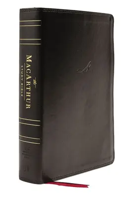 Nasb, MacArthur Study Bible, 2nd Edition, Leathersoft, Black, Comfort Print: MacArthur Study Bible, 2. vydanie, kožená, čierna, pohodlná tlač: Uvoľnenie Božej pravdy jeden verš za druhým - Nasb, MacArthur Study Bible, 2nd Edition, Leathersoft, Black, Comfort Print: Unleashing God's Truth One Verse at a Time