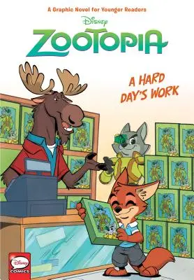 Disney Zootopia: (Grafický román pre mladších čitateľov) - Disney Zootopia: Hard Day's Work (Younger Readers Graphic Novel)