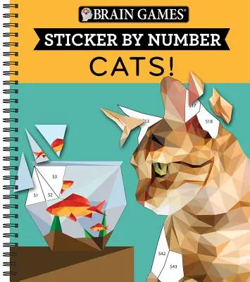 Hry na mozog - Nálepka podľa čísla: Kočky! (28 obrázkov na nalepenie) - Brain Games - Sticker by Number: Cats! (28 Images to Sticker)