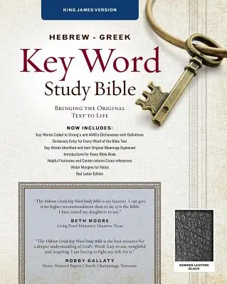 Hebrejsko-grécka študijná biblia Kľúčové slovo-KJV - Hebrew-Greek Key Word Study Bible-KJV