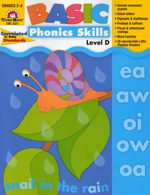 Základné fonematické zručnosti, úroveň D: EMC 3321 - Basic Phonics Skills, Level D: EMC 3321