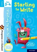 Progress with Oxford: Začíname písať Vek 3-4 - Progress with Oxford: Starting to Write Age 3-4