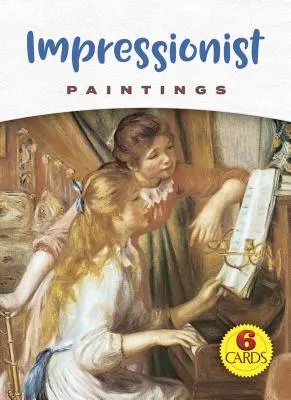 Impresionistické obrazy: 6 kariet - Impressionist Paintings: 6 Cards