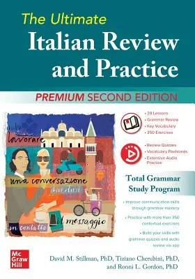 Dokonalý prehľad a prax v taliančine, prémiové druhé vydanie - The Ultimate Italian Review and Practice, Premium Second Edition