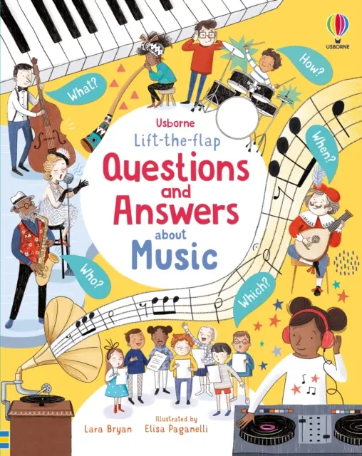 Otázky a odpovede o hudbe so zdvíhacou klapkou - Lift-the-flap Questions and Answers About Music